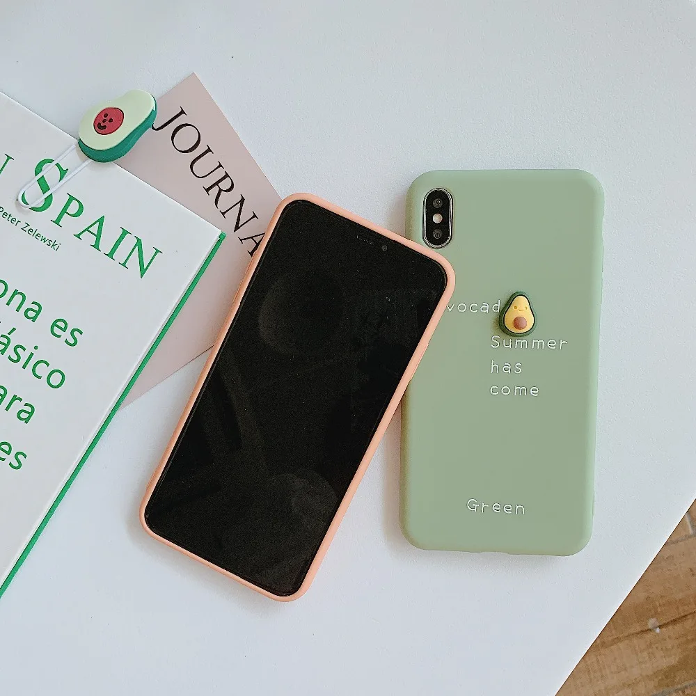 TTLOOF силиконовый чехол для xiaomi redmi note 8 Pro note 7 Чехол redmi 7 Чехол xio mi 9 cc9 cc9e 3D фрукты авокадо Мягкий ТПУ чехол