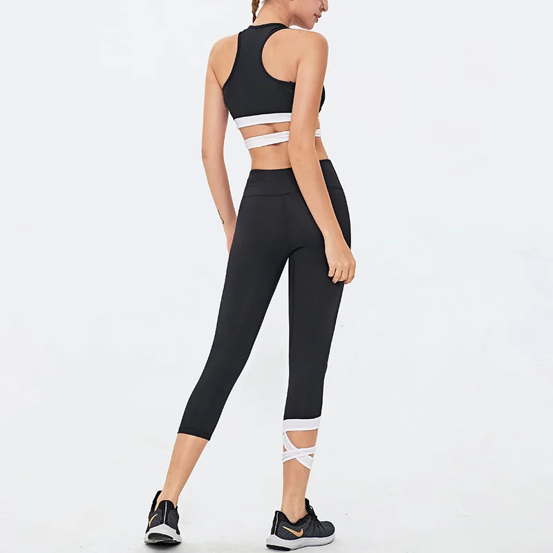 2 Piece Set Workout Clothes Gym Women Sports Bra and Leggings Set Sportswear Women Hit Color Gym Clothing Athletic Yoga Set 2 Piece Set Workout Clothes Gym Women Sports Bra and Leggings Set Sportswear Women Hit Color Gym Clothing Athletic Yoga Set