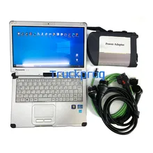 

MB SD Connect C4 Star c4 Diagnostic Tool+Toughbook CF-C2 Laptop Vediamo fdok adblue pk c5 c6 For benz truck car diagnostic tool