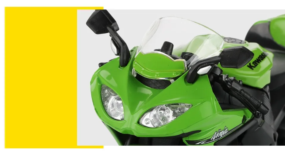 Модель мотоцикла Maisto из 1:12 сплава, игрушечный ZX-10R 2010, гоночный мотоцикл, велосипедные модели, игрушки для детей и взрослых