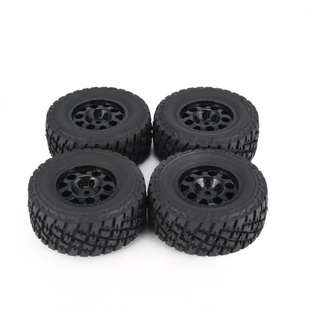 

4pcs AUSTAR 110mm Rim Rubber Tyre Wheel Set Spare Parts Accessories for Traxxas Slash 4X4 RC4WD HPI HSP Crawler Car Model Tire