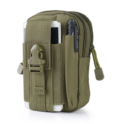 Наружная мини-сумка Molle, Военная Мужская поясная сумка, тактическая охотничья многофункциональная сумка для путешествий, кемпинга, телефона - Цвет: Army green