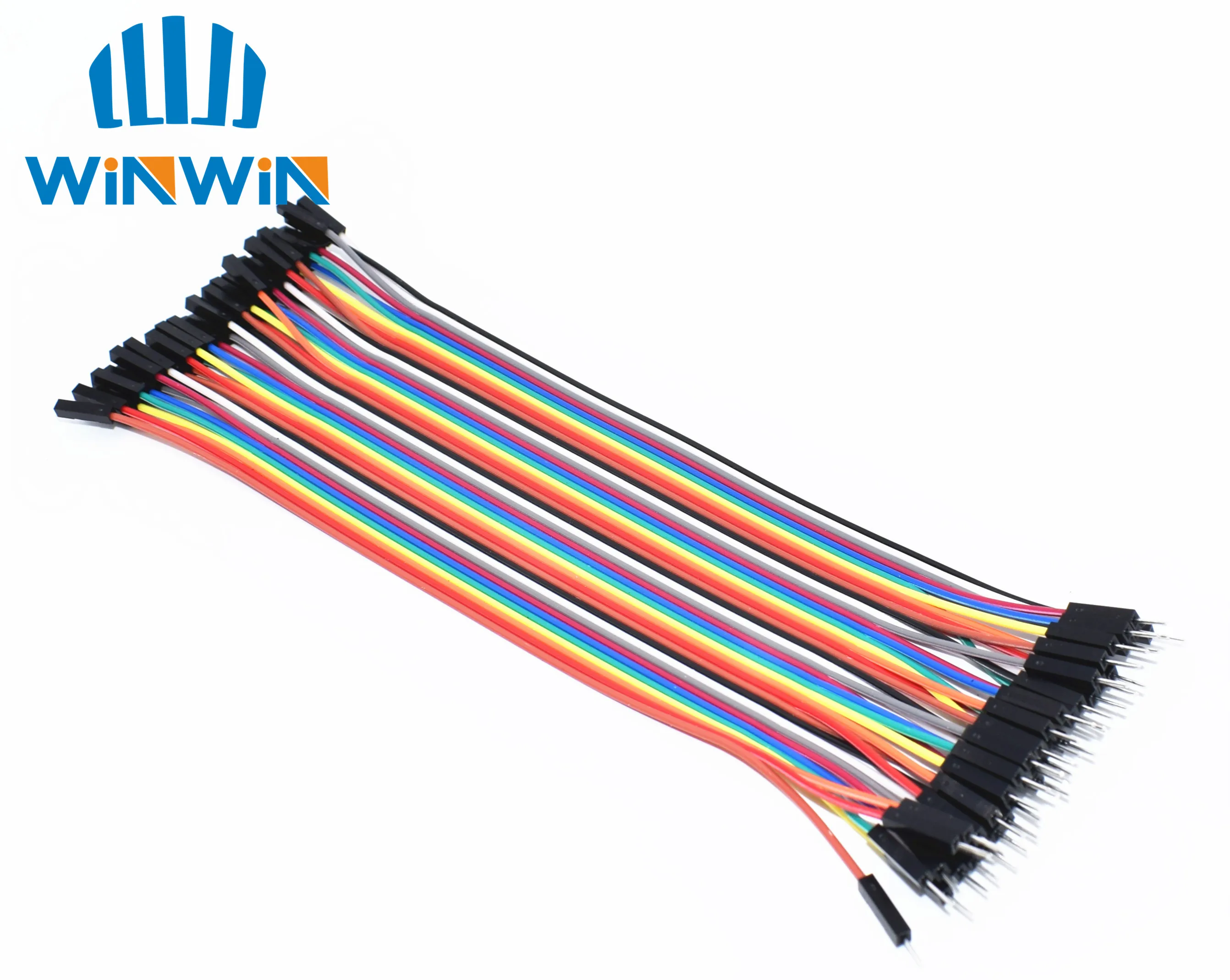 

Free Shipping 400pcs 20cm 40P 1P-1P Female to Male DuPont Line Wire Cable