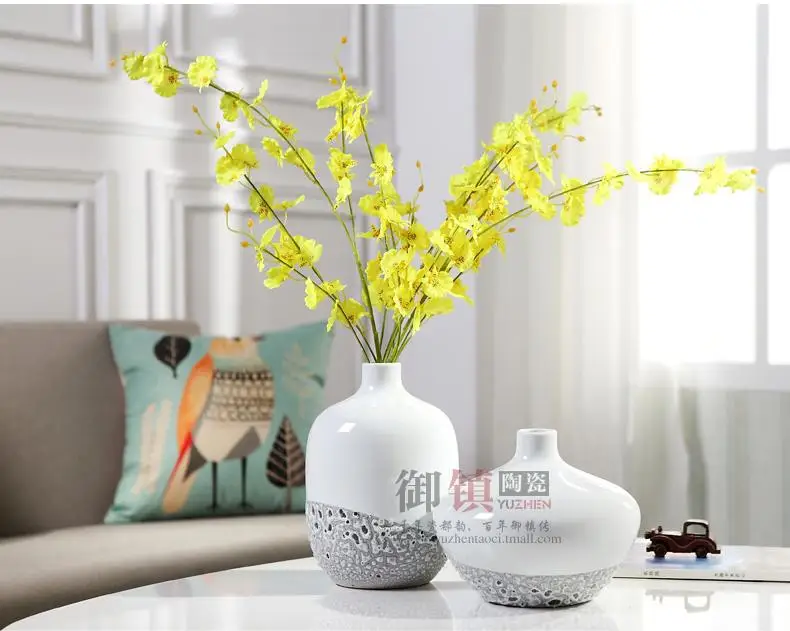 Creative modern Ceramic vase abstract geometric Flower arrangement Home soft decorations wedding Flower vases accessories