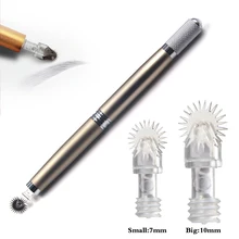 Disposable Roller Microblading Needles Tattoo Eyebrow Fog Embroidery Pin Micro Blades For Permanent Makeup Micro Manual Pens