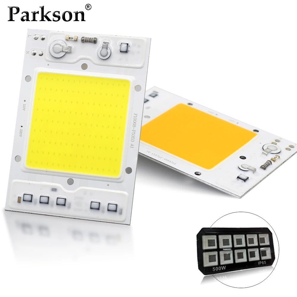 

LED COB Chip 110v 220v 20W 30W 50W LED Bulb Lamp Smart IC No Need Driver Cold Warm White for Flood Light Spotlight Diy Lighting