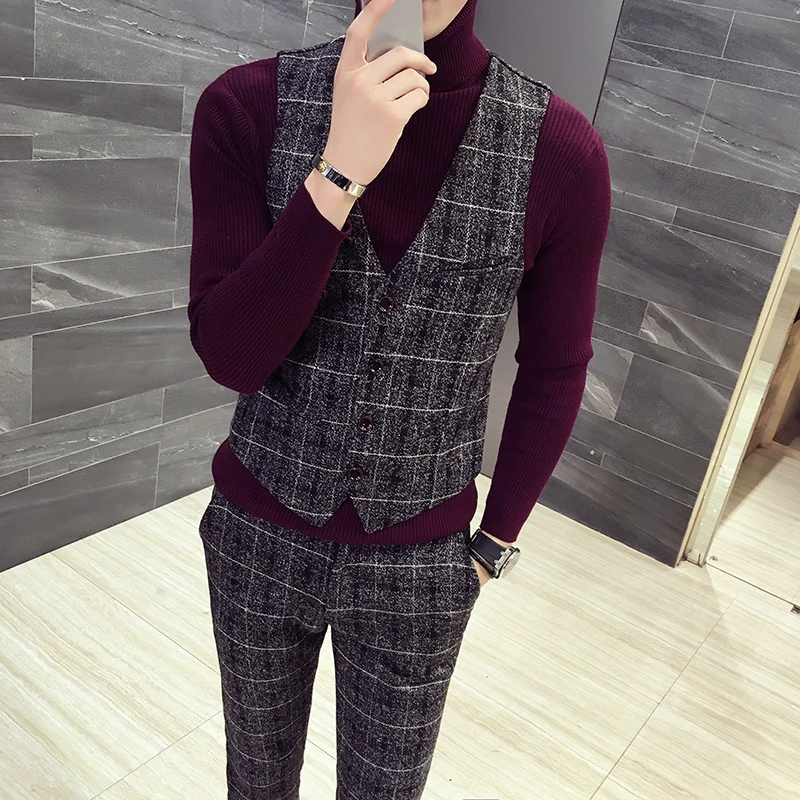 Ternos Xadrez Ho, мужские костюмы, мужские ретро костюмы, Homme Mariage, клетчатые тонкие костюмы для мужчин,, винтажные вечерние костюмы, повседневная мужская одежда