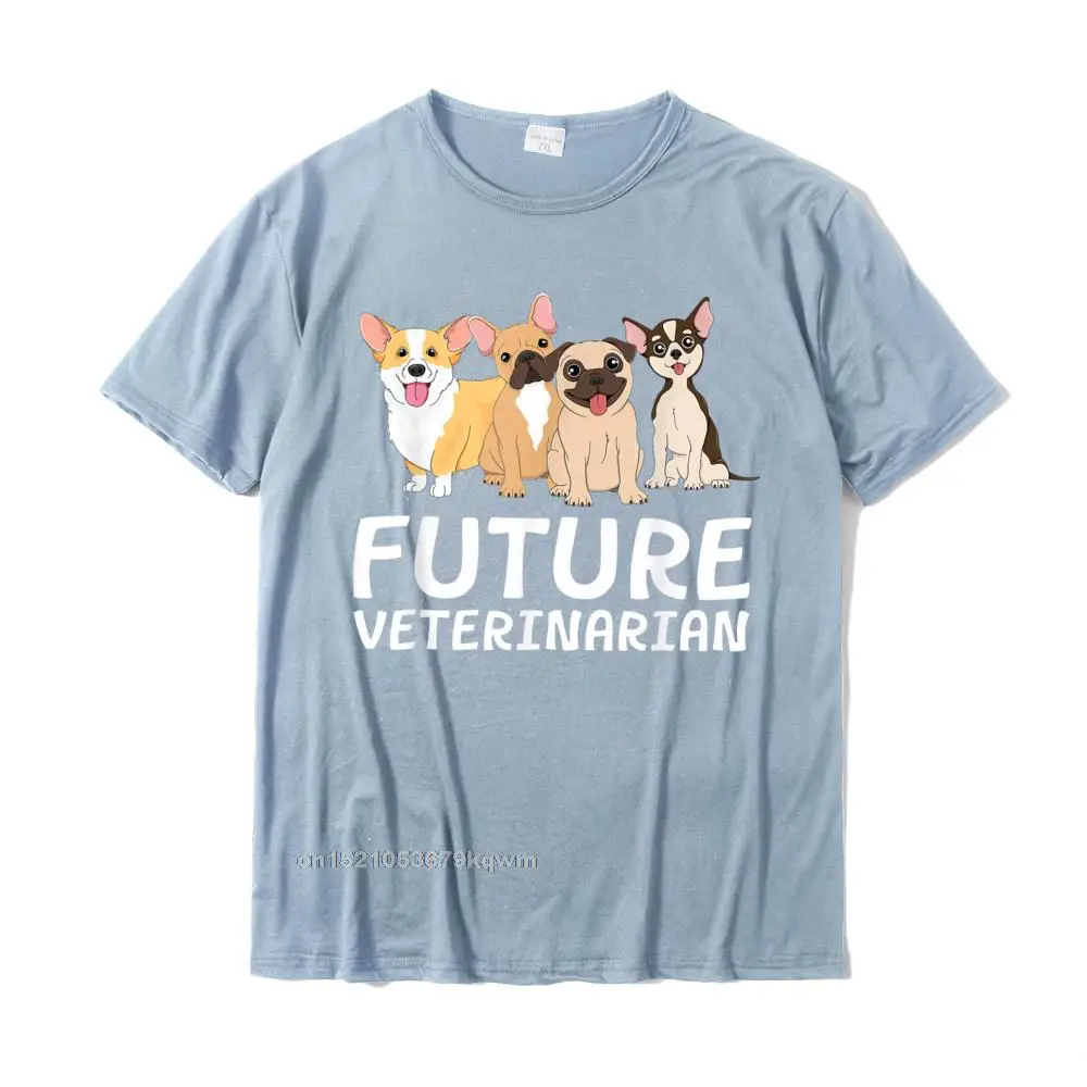 Custom Tops & Tees 2021 Hot Sale Short Sleeve Adult Tshirts TpicOriginaltitle Leisure Summer/Fall Tshirts O Neck Future Veterinarian Vet Tech Student Graduation Dogtor Dog T-Shirt__3366 light