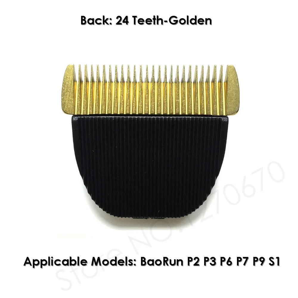 Original BaoRun Pet Clipper Blade Dog Hair Trimmer Cutter Head for P2 P3 P6 P7 P9 S1 Black/White Ceramic Knives 24 or 33 Teeth hair trimmer pet clipper dog hair trimmer pet hair trimmer dog clipper dog clipper blades clipper replacement parts