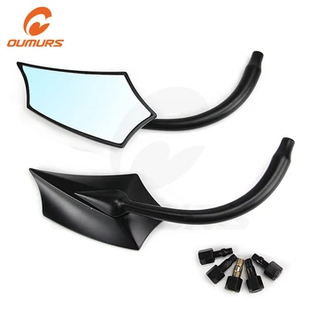 

OUMURS Motorcycle Rearview Side Mirror 8mm 10mm Black Hight Quality For Harley 883 Touring Honda CBR GL Suzuki Yamaha Kawasaki