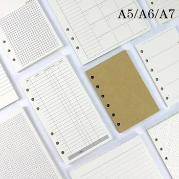 

45 Sheets Business A5 A6 Loose Leaf Notebook Refill Spiral Binder Index Inside Page Monthly Weekly To Do List Paper Stationery