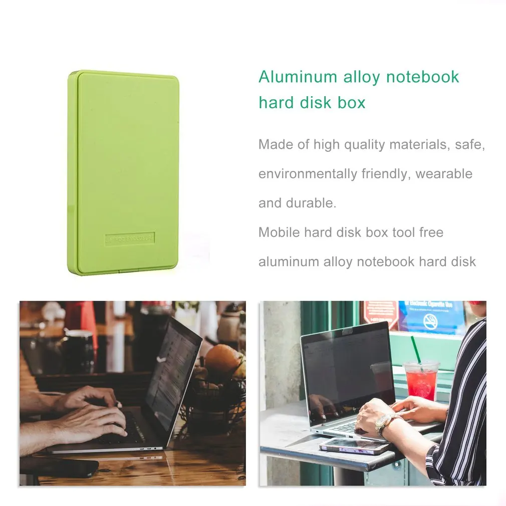 USB2.0 USB3.0 USB3.1 мобильный жесткий диск 2,5 дюймов USB SATA Безвинтовой ноутбук последовательный порт твердотельный диск коробка