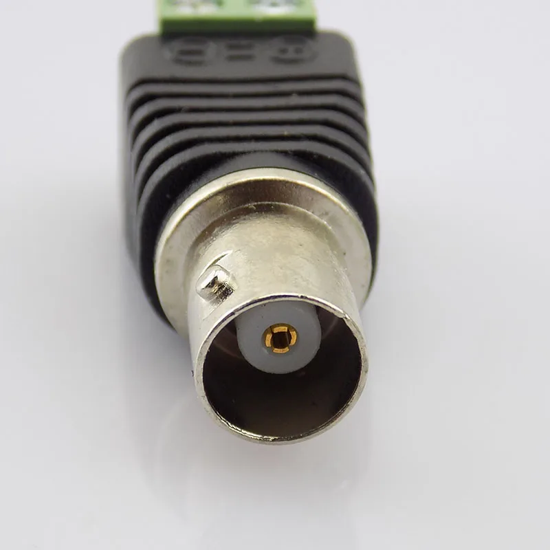 100 шт. BNC разъемы Коаксиальный Cat5 кабель видео балун разъем адаптера BNC разъем UTP для камеры видеонаблюдения K18