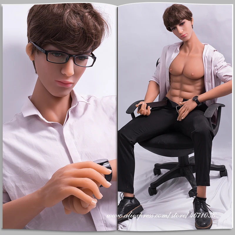 Poupée masculine en Silicone 100% TPE, avec grand pénis de 18 Cm, Masturbation féminine, avec gode réaliste, jouet sexuel Anal réaliste