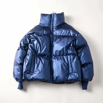 

2020 Hot Sale Women's Winter Waterproof Coats Glossy Parkas Woman Thick Warm Jacket Big Pockets Parkas Cotton Padded Jackets