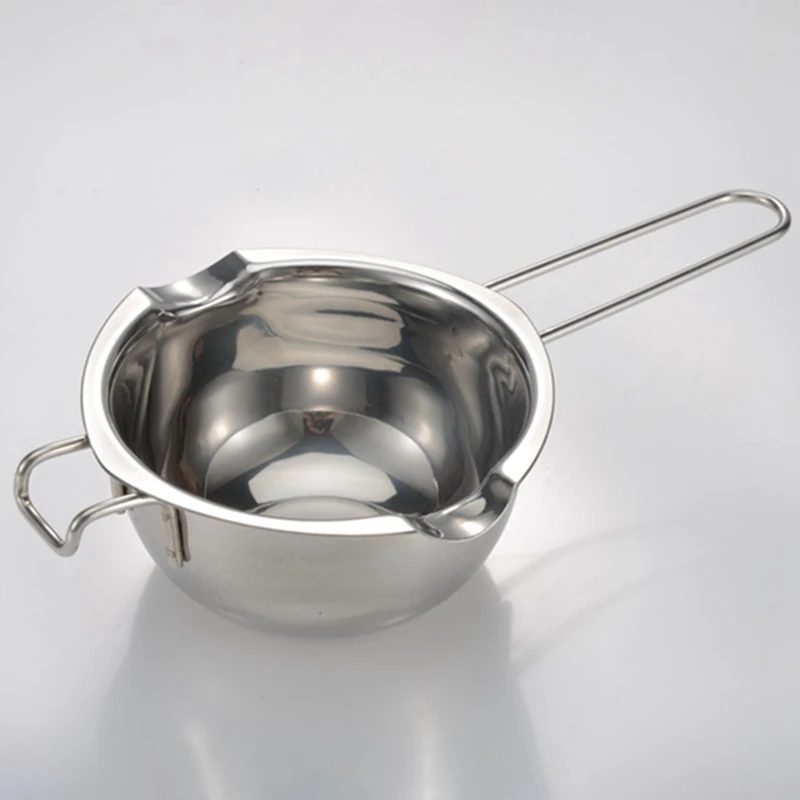 

25*14*6cm Stainless Steel Chocolate Cheese Melting Pot Pan Bowl DIY Accessories Tool