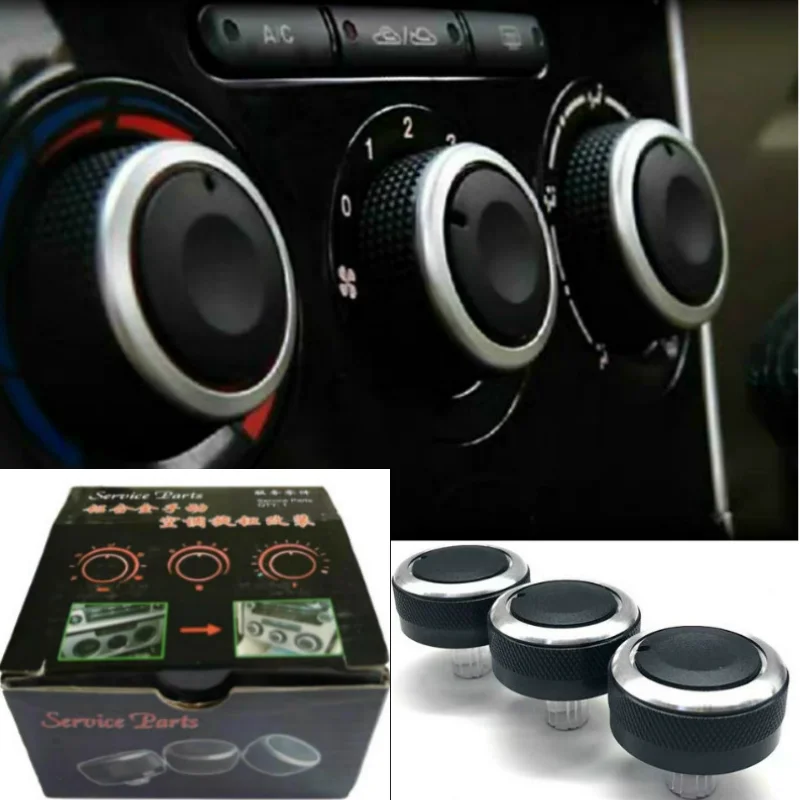 

AC Heater Climate Control Knob Panel Switch Knobs Buttons For VW Golf 4 Mk4 Passat B5 Bora Polo 6N Lupo Skoda Octavia
