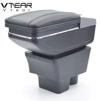 

Vtear For Skoda Fabia/fabia 2 armrest box central Store content box cup holder interior car-styling decoration accessory 08-17