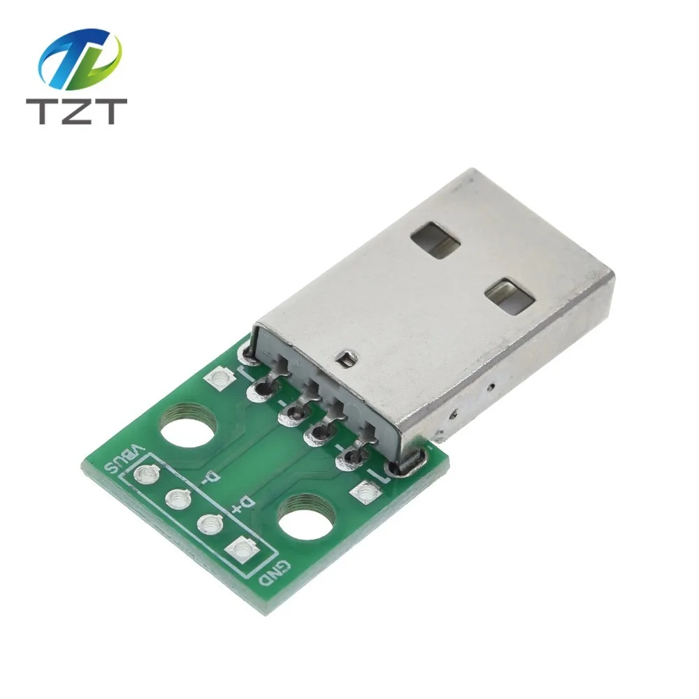 TZT MINI MICRO USB Для DIP адаптера/USB разъем 2,54 мм 5pin Женский Разъем b Тип USB2.0 Женский PCB конвертер USB-01