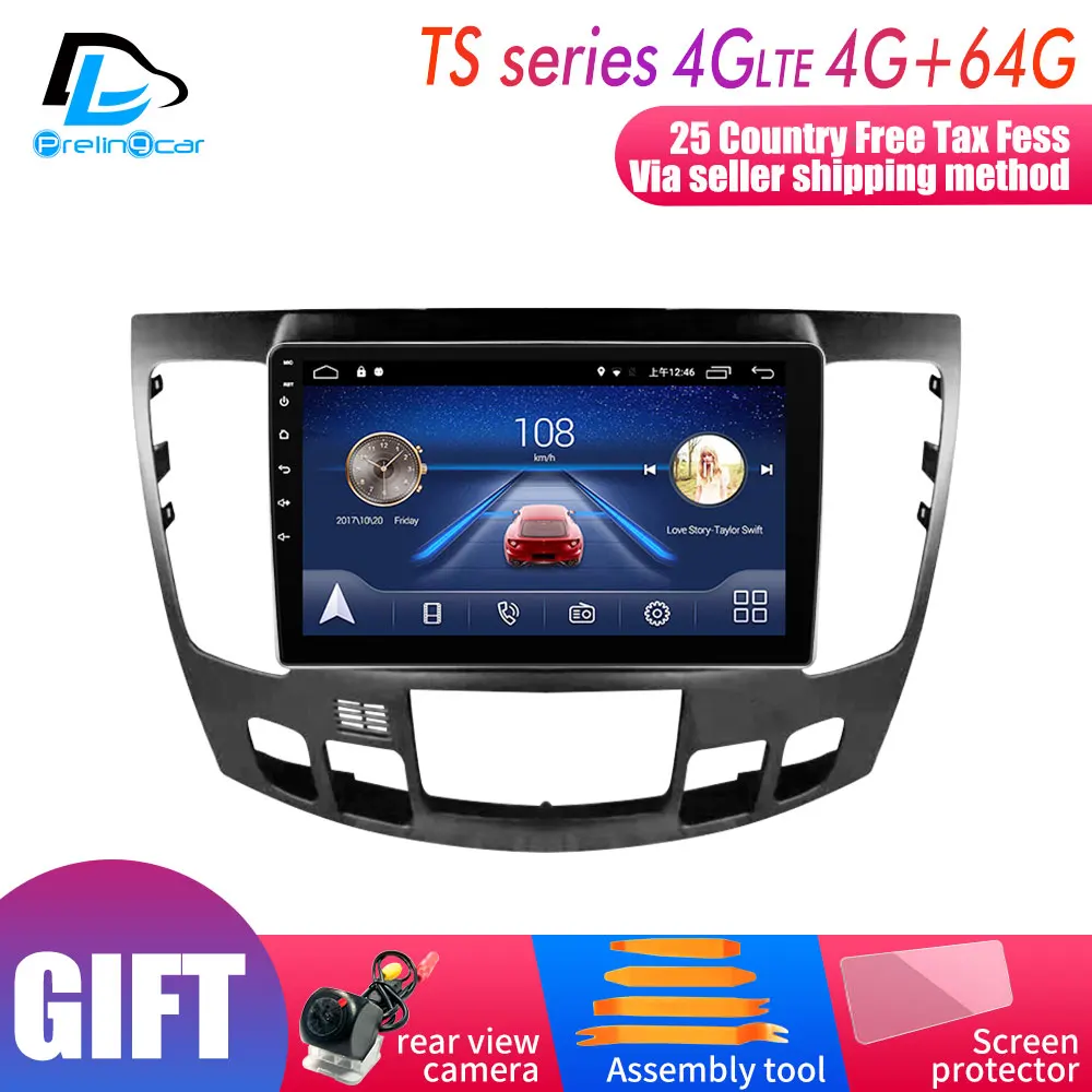 PX player 2G16G Android 9,0 система автомобиля ips сенсорный экран стерео для HYUNDAI sonata автоматический кондиционер плеер стерео - Цвет: PX player 2G16G