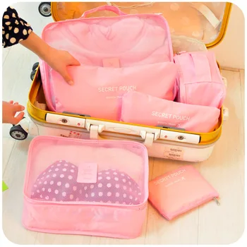 

Q T3076 Travel Clothes Underwear Storage Bag Luggage Underwear Storage Bag Dustproof Mesh Lingerie Storage Bag
