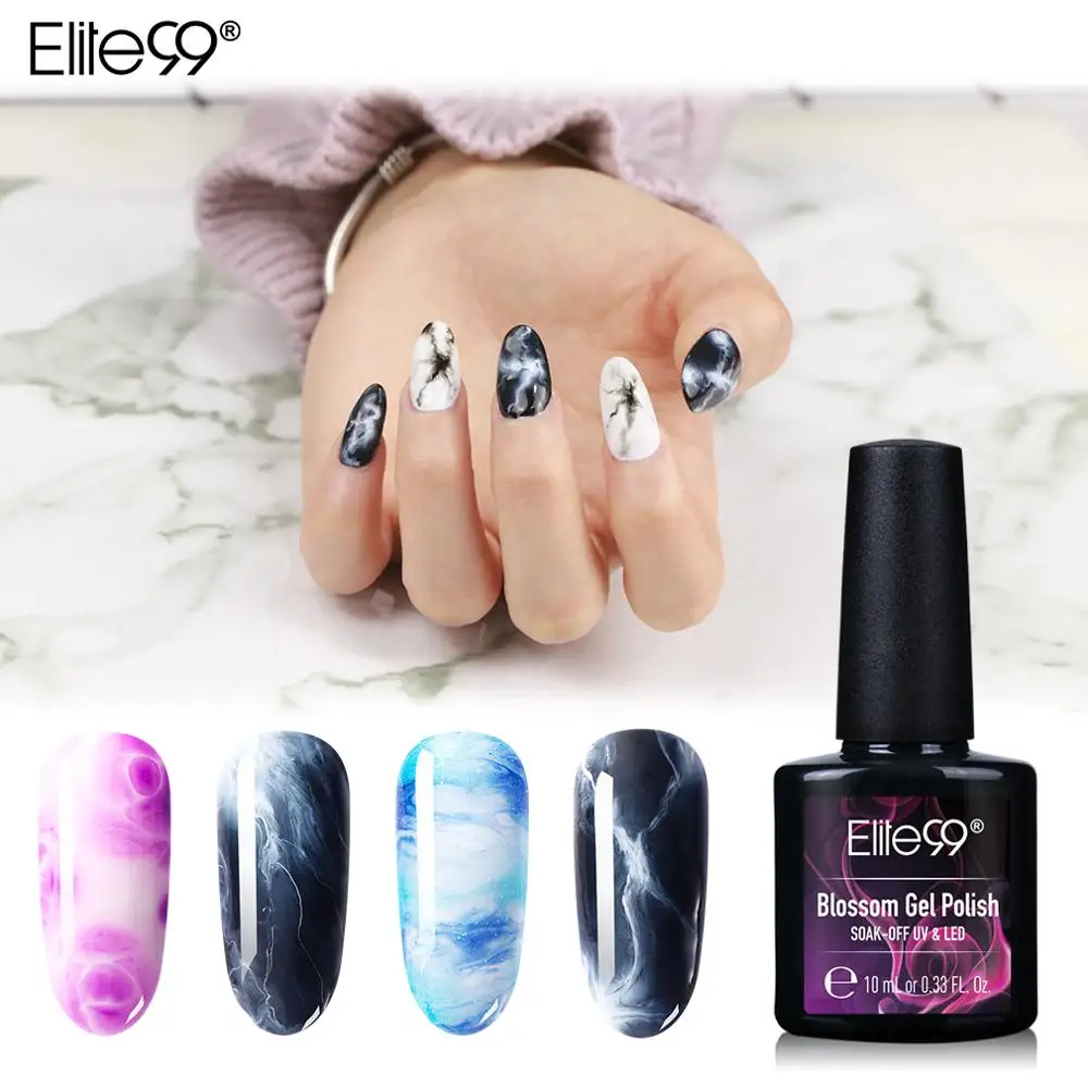 Elite99 10 мл Цветок Гель лак Vernis Полупостоянный дизайн ногтей УФ гель для Цветущий