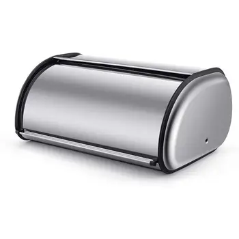 

Stainless Steel Bread Box For Kitchen Bread Bin Bread Storage Bread Holder Bread Box Keeper Food Kitchen Container
