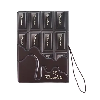 

Chocolate Shape Card Holder Fashion Korea Style 3D Passport Holder Travel Passport Cover Case Card & ID Holders