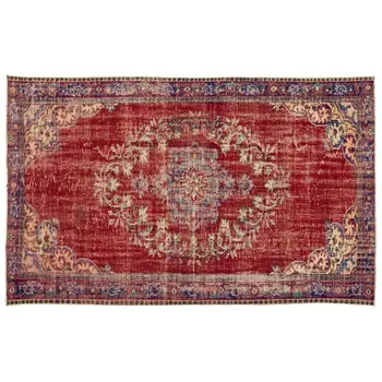

Handmade Natural Vintage Turkish Area Rug 177x286 Cm-5'10''X9'5''