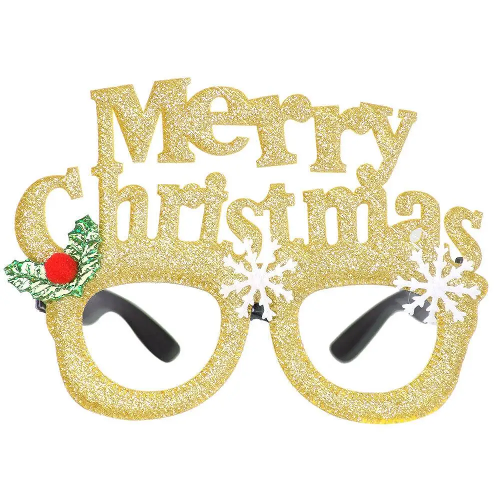 Украшение на год, рождественские очки для вечеринки, Санта-Клаус, снеговик, подарки для взрослых и детей, подарок на Рождество, Декор для дома - Цвет: I