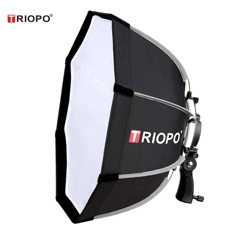 Портативный уличный восьмиугольный Зонт TRIOPO 55 см вспышка софтбокс Speedlite для Godox