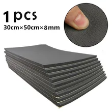 

1/10pcs 30x50cm Car Noise Proof Bonnet Insulation Deadening Foam Cotton Sticker Sound Hot Deadener Mat Auto Interior Accessories