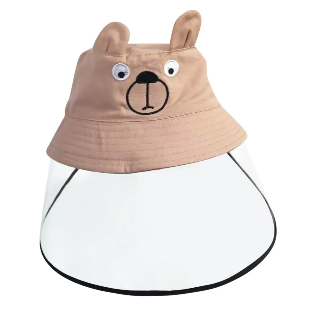 Детская летняя хлопковая шляпа с широкими полями для защиты от солнца|Шапки и