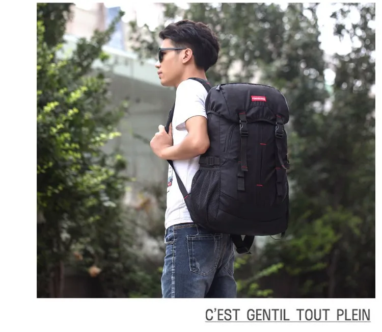 Outdoor Sports Backpack Hiking Backpack Large Capacity Camping Waterproof Mountaineering Bag Tourist Cycle Backpack
