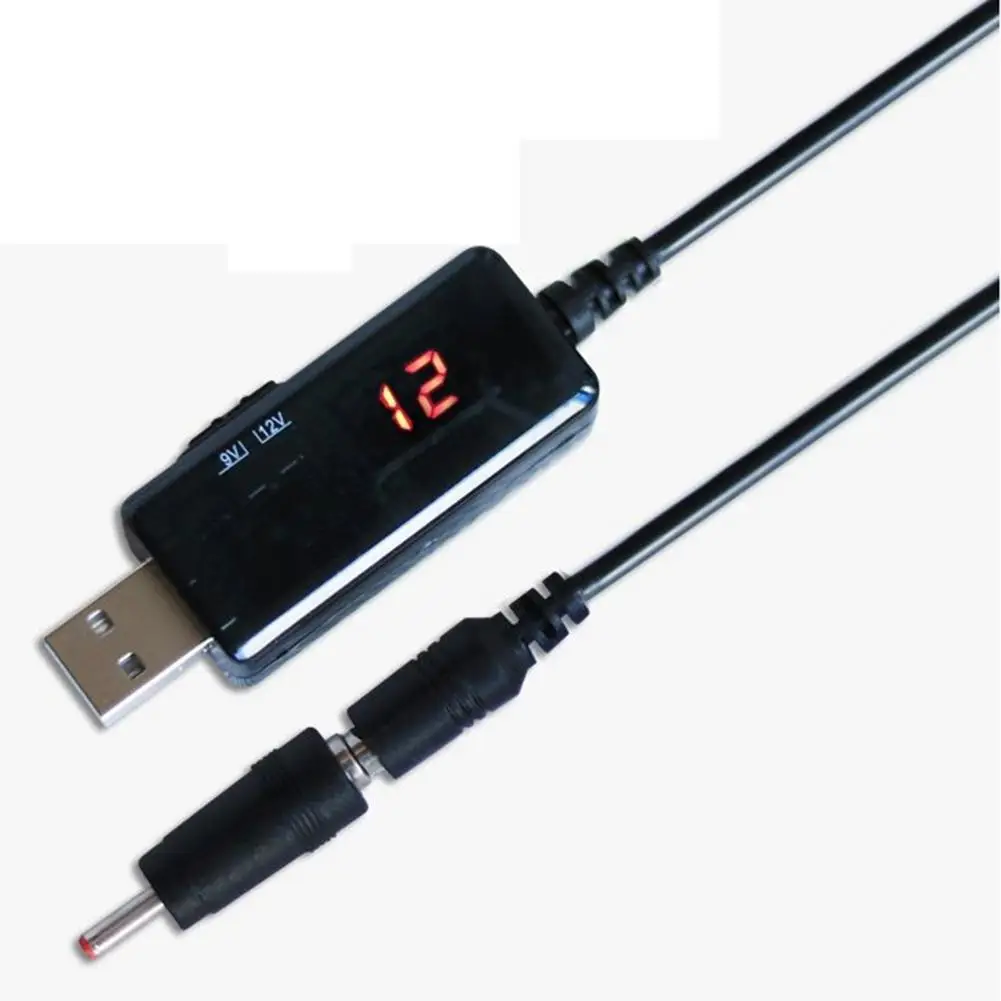 USB повышающий преобразователь постоянного тока 5 В до 9 в 12 В USB повышающий преобразователь кабель+ 3,5x1,35 мм разъем для источника питания/зарядного устройства/преобразователя питания