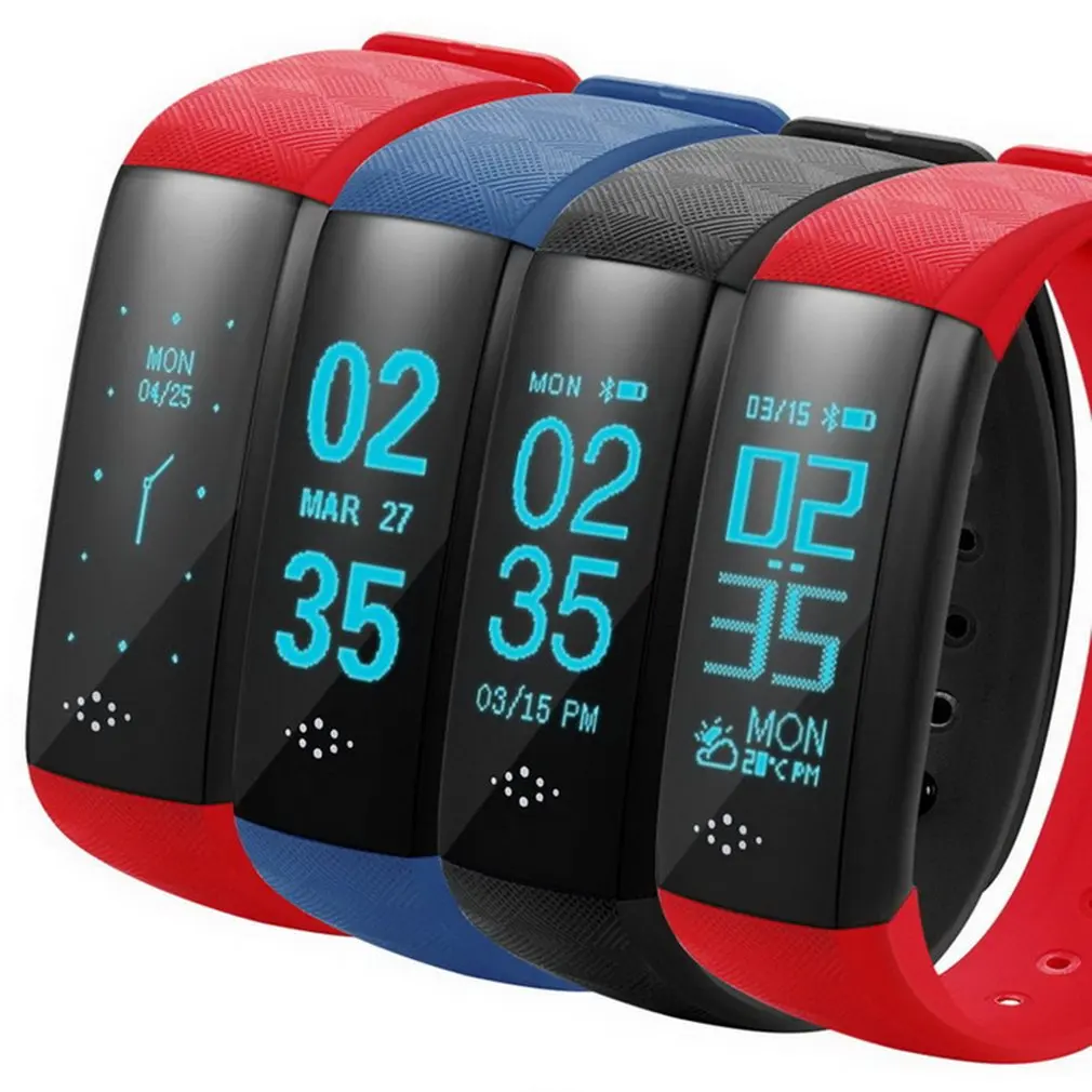 Smart Bracelet Heart Rate Sport Tracker Bluetooth 4.0 Inteligente Smart Band For Android IOS