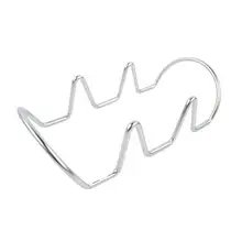 Держатели Тако Ресторан Стиль мексиканская еда держатель из нержавеющей стали стенд вмещает раковины тройные Держатели