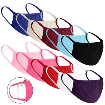 

10pcs Anti-dust Reusable Mouth Cloth Pocket Mask Mouth Cover For Man And Women Breathable Mascarillas Masque Maseczka Ochronna