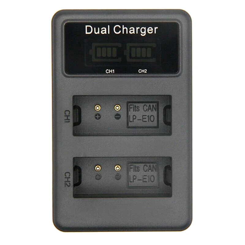 Mamen LP-E10 LPE10 LP E10 цифровая камера батарея батареи ЖК дисплей Dual USB зарядное устройство для Canon 1100D 1200D 1300D Rebel T3 T5 KISS X50