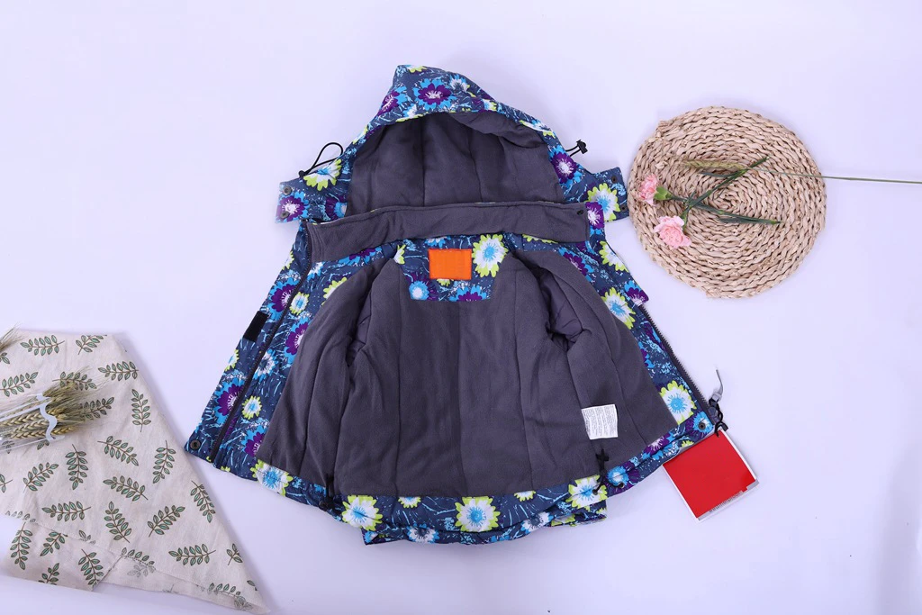 Детский лыжный костюм теплая куртка с капюшоном+ штаны, зимний спортивный костюм для девочек и мальчиков, Лыжная одежда лыжные комплекты для мальчиков