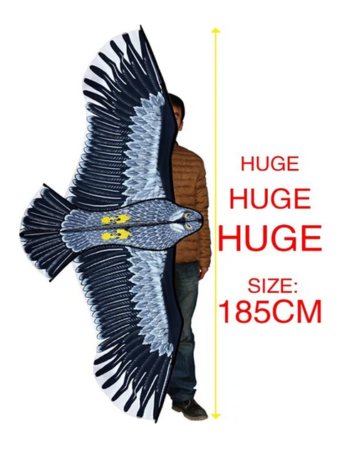 New Toys 1.8m Power Brand Huge Eagle Kite With String And Handle Novelty Toy Kites Eagles Large Flying 3