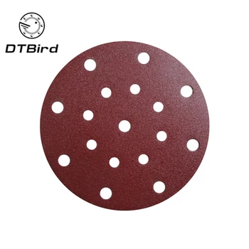 

10PCS 6 Inch(150mm) Hurricane 17-Hole 60#-600# Grit Hook&Loop Sanding Discs for Dry Sanding Abrasive Flocking Sandpaper