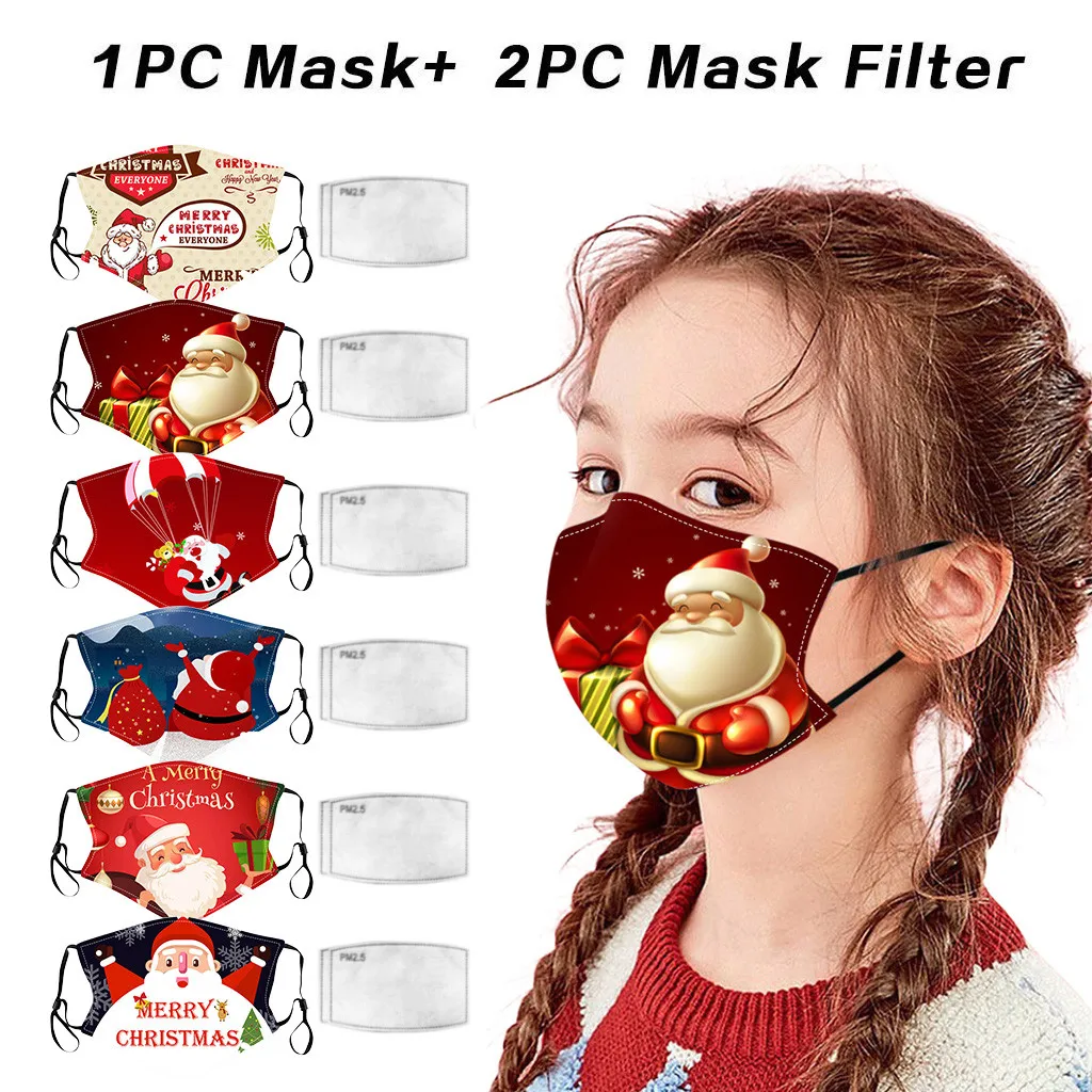 

1PC Santa Claus Printing Washable Fast Delivery Bandage Casual Children Summer Solid Clothes Accessories Scarf 2020 HOOLER