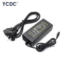 

5.5x2.1mm Output Connector Black ABS Shell DC 12V 7A Power Supply Adapter Charger Transformer For LED Strips Routers Modem