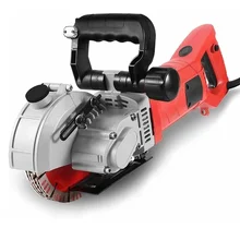 Machine à rainurer murale électrique 5500W, appareil de découpe de rainures et de visée à infrarouge