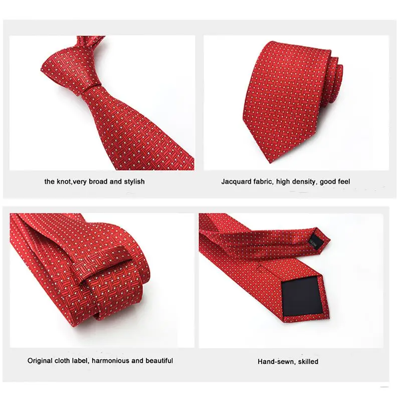Шелковый клетчатый галстук для мужчин Stropdassen Свадебный галстук Pour Homme жаккардовый тканый галстук вечерние деловые формальные
