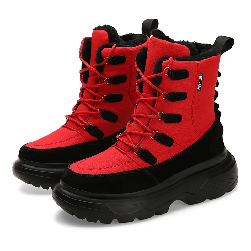 Модные зимние мужские ботинки Bota Coturnos Masculino мужская теплая водонепроницаемая