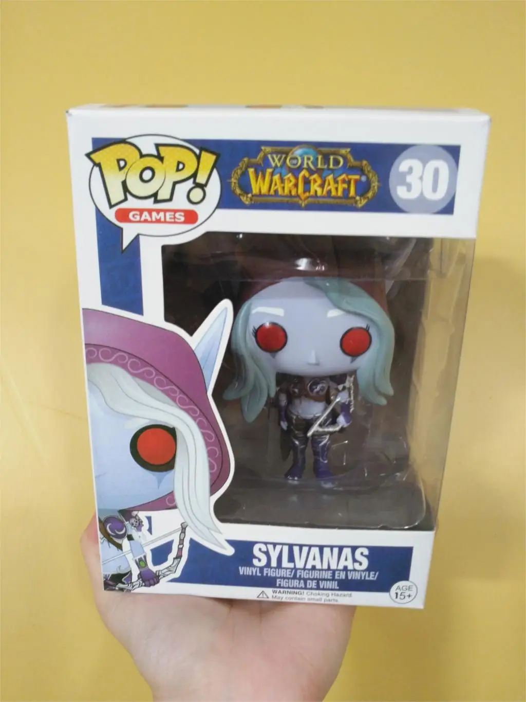 Funko Pop WOW ILLIDAN& ARTHAS& SYLVANAS Виниловая фигурка Модель Коллекция игрушек - Color: SYLVANAS with box