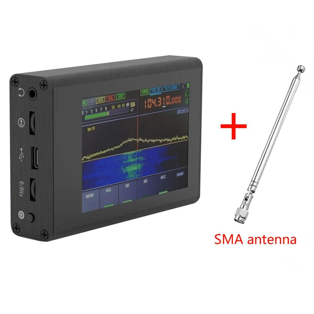 Радиоприемник малогахитный SDR DSP HAM 50 кГц 200 МГц 3 5 дюймов экран Malahit