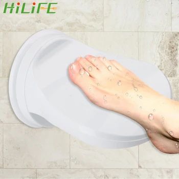 

HILIFE Bathroom Rest Pedestal Footstool Washing Suction Cup Stool Shower Footstool Wall Mounted Shower Footstool